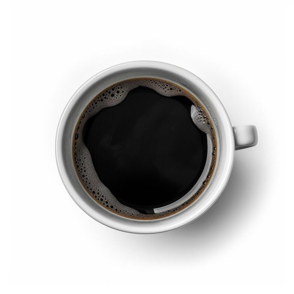 Espresso coffee cup isolated. Illustration photo