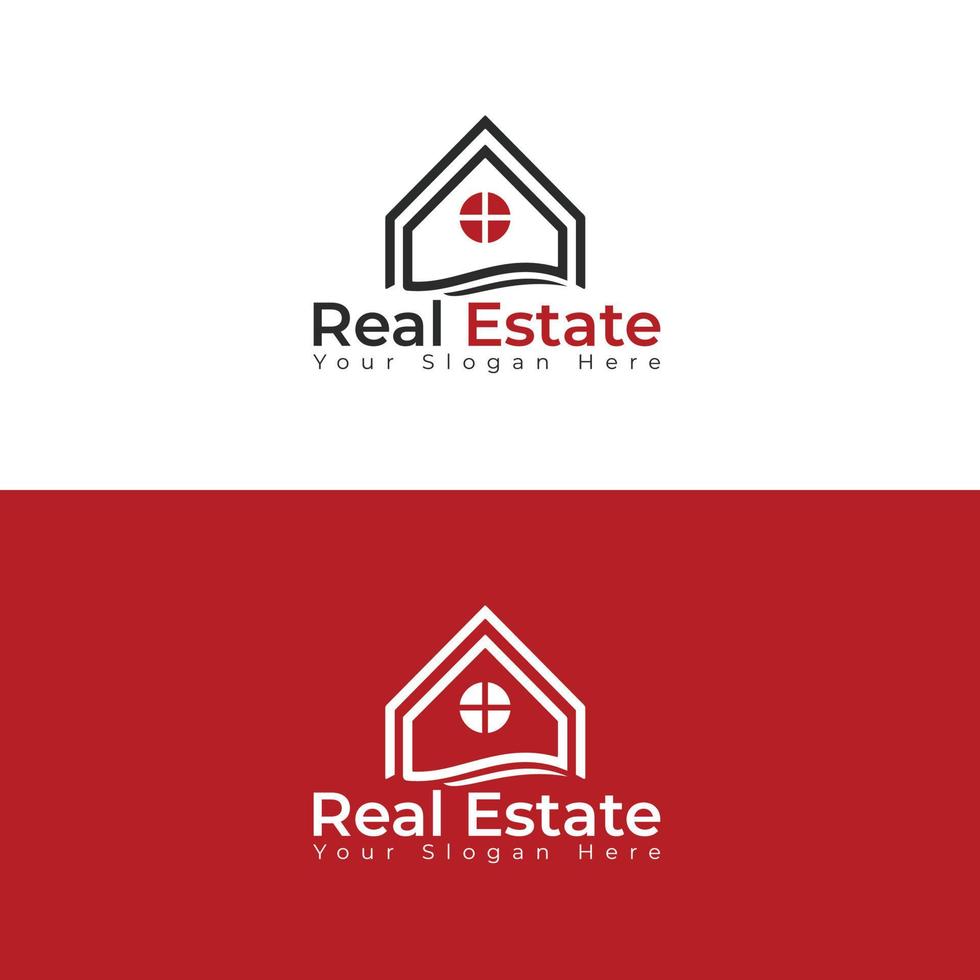 real estate logo design, Real Estate, Building, and Construction Logo Vector Design.