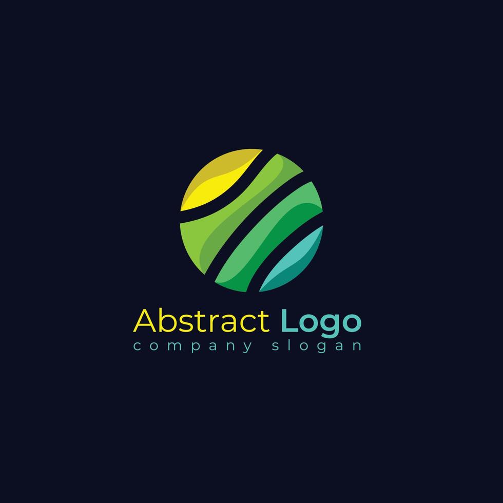 Abstract logo for business company corporate vector image