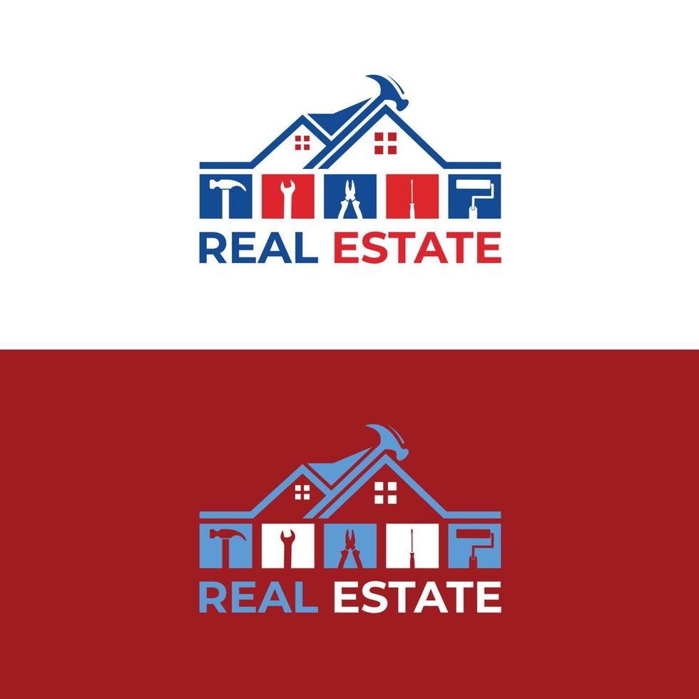 real estate logo design, Real Estate, Building, and Construction Logo Vector Design.