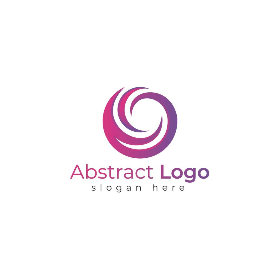 Abstract logo for business company corporate vector image