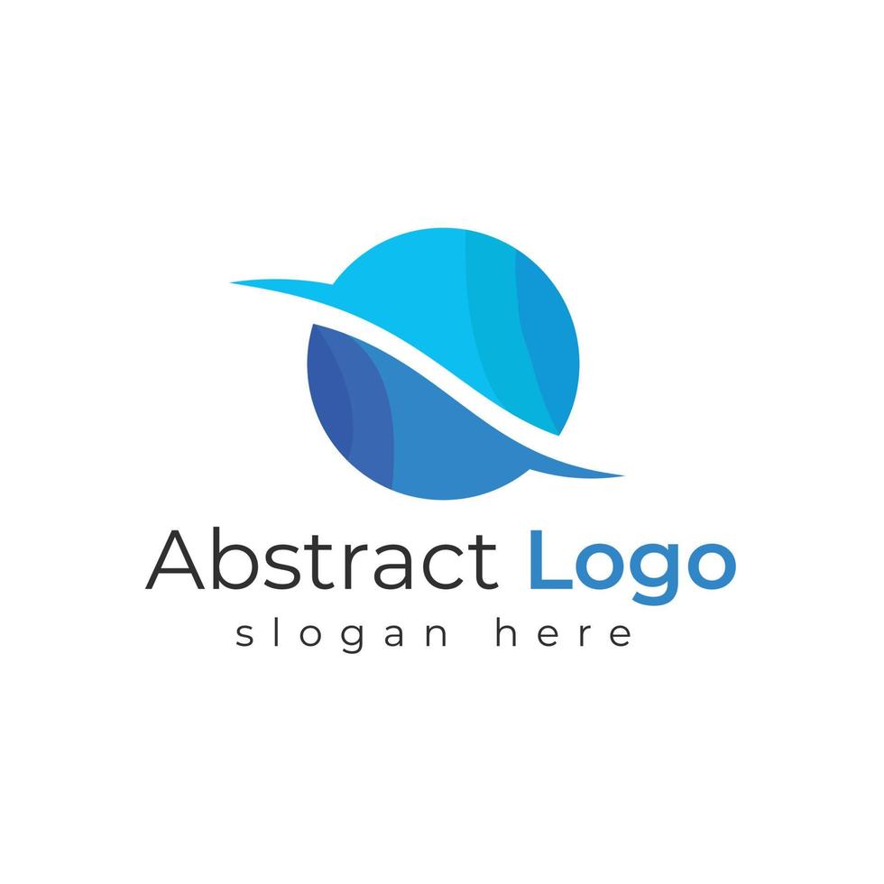 Abstract logo for business company corporate vector image