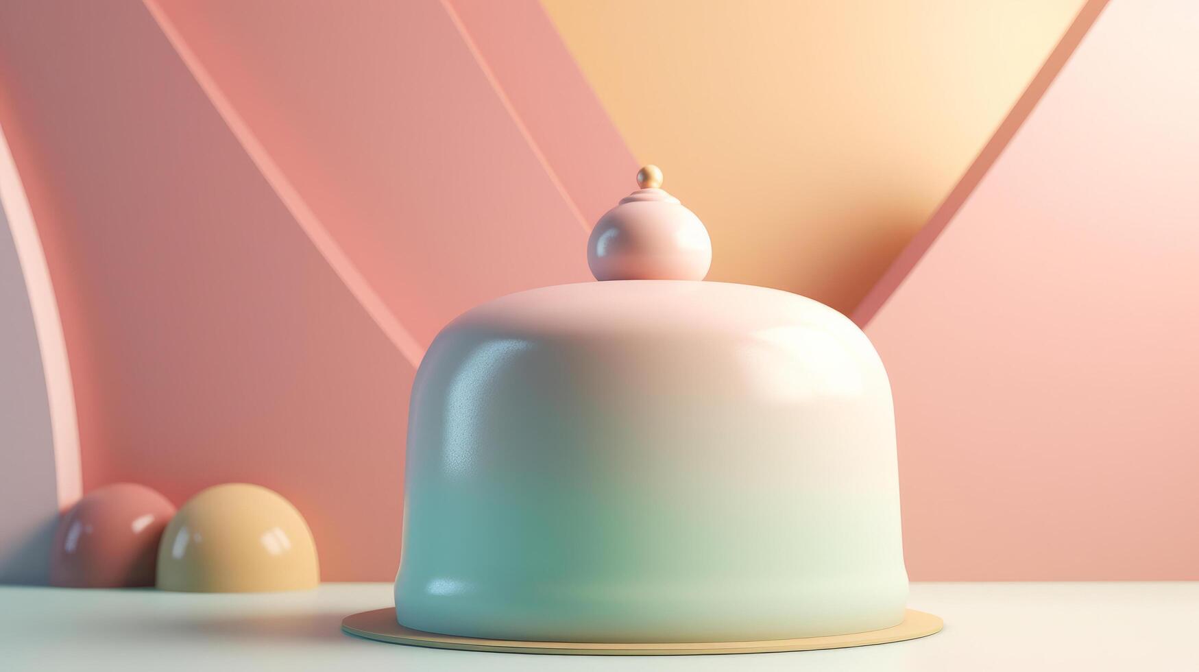 Birthday Background with cake. Illustration photo