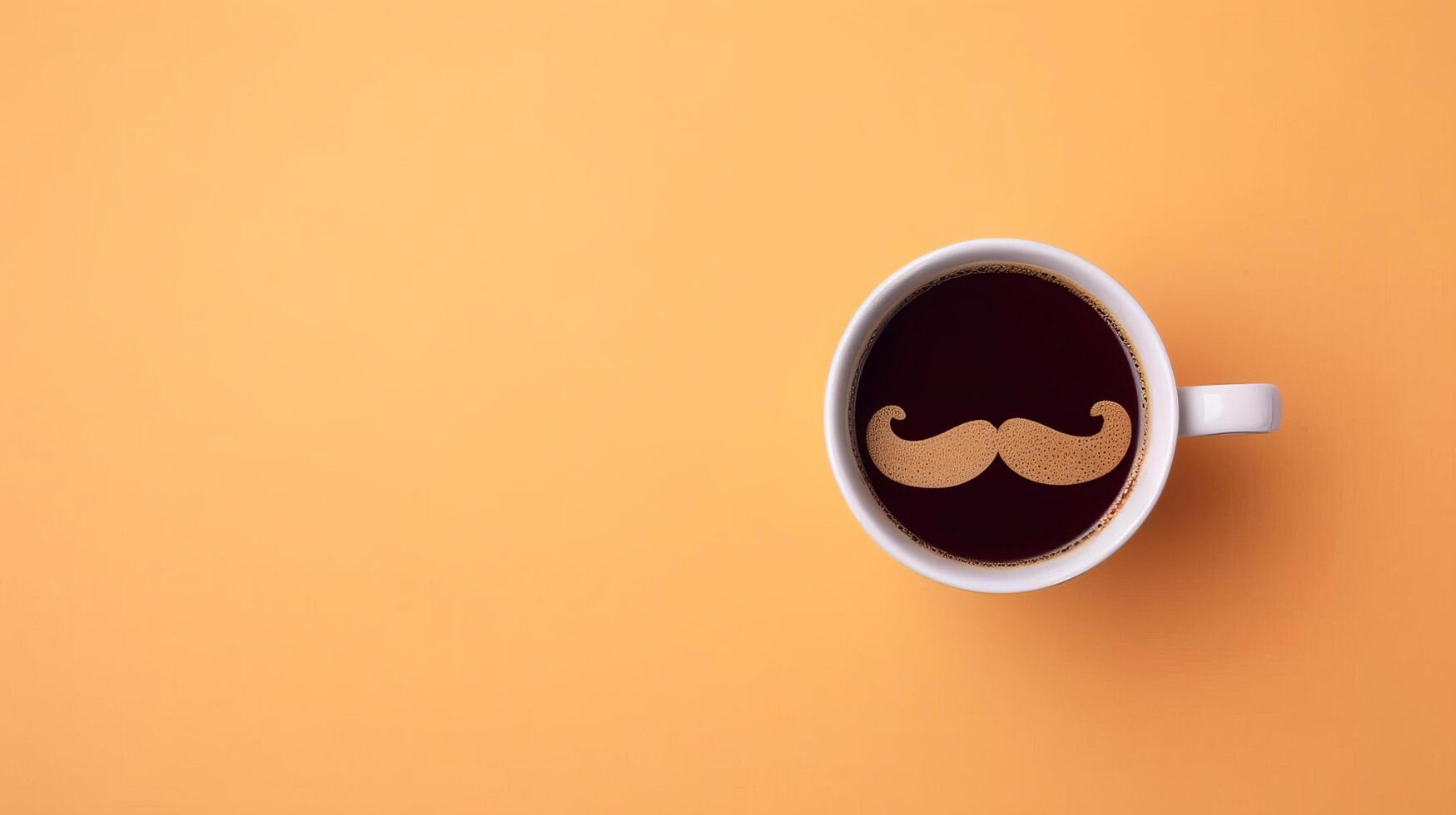 Happy Father's Day Background with Mug. Illustration photo