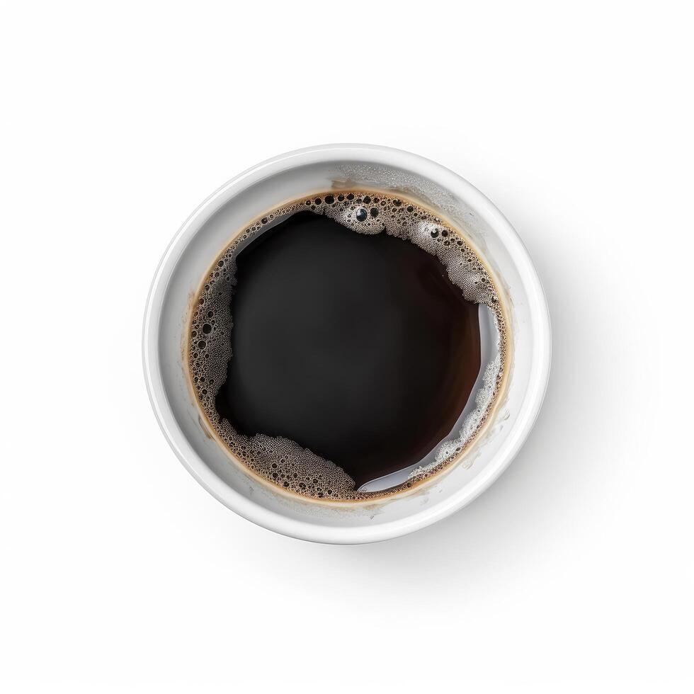 Espresso coffee cup isolated. Illustration photo