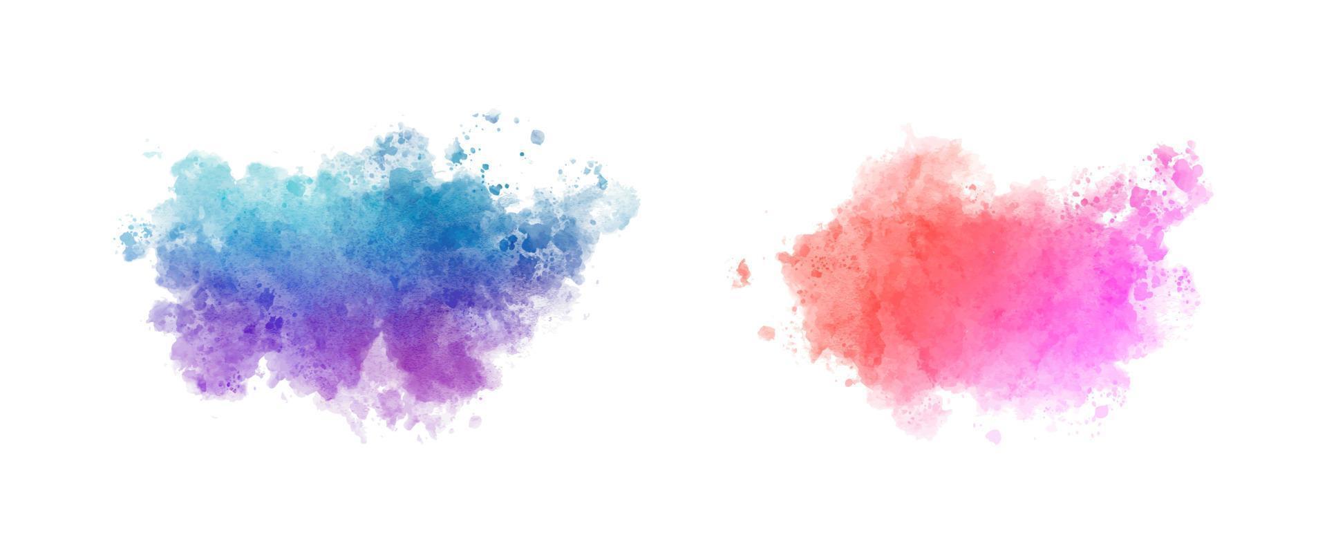 watercolor vector stains. background for title and logo