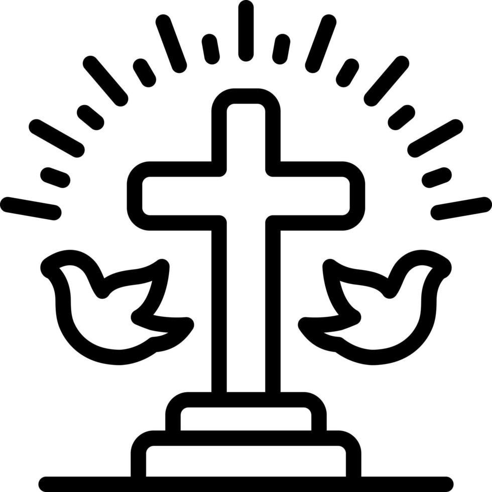 line icon for holy vector