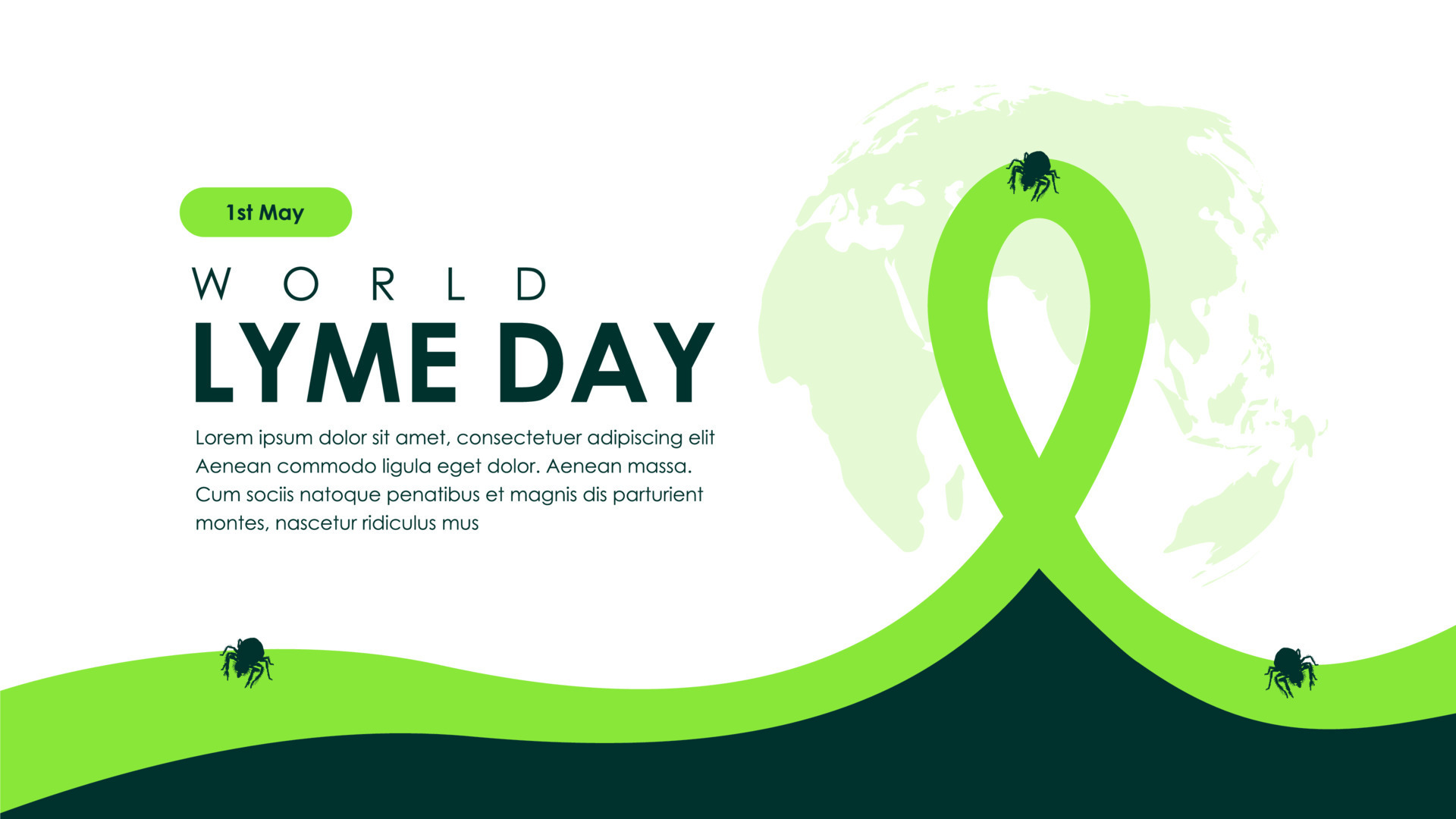 world lyme day banner template vector stock 22779702 Vector Art at Vecteezy