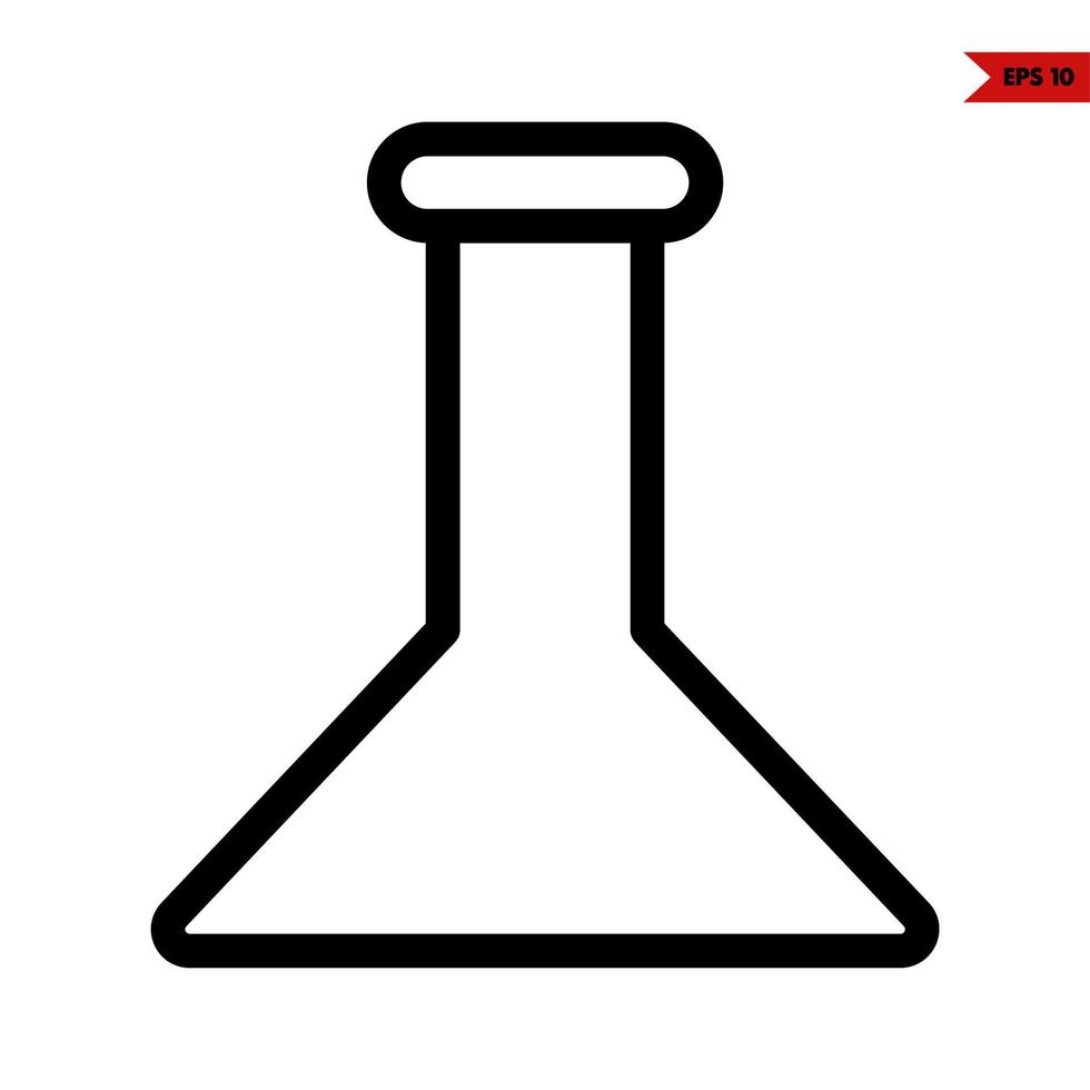 bottle potion pharmacy line icon vector