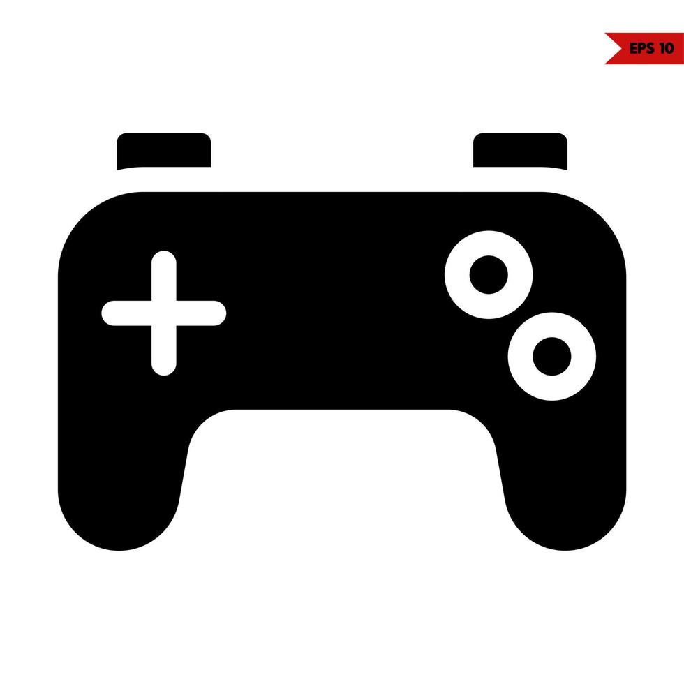 game playstation glyph icon vector