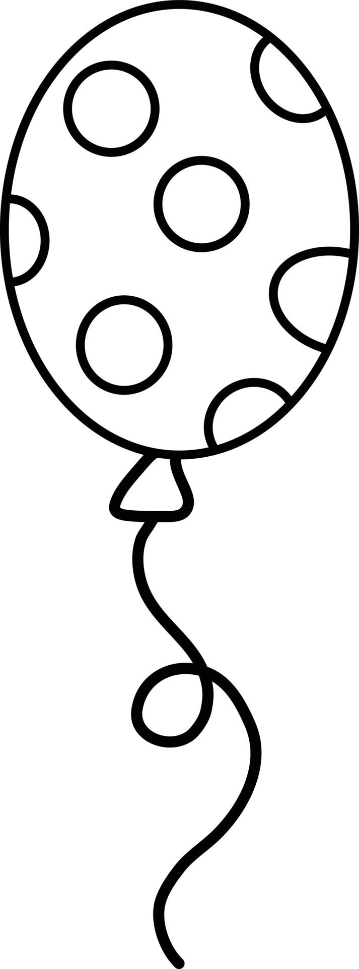 Simple clipart style party balloon outline icon 22780625 Vector Art at
