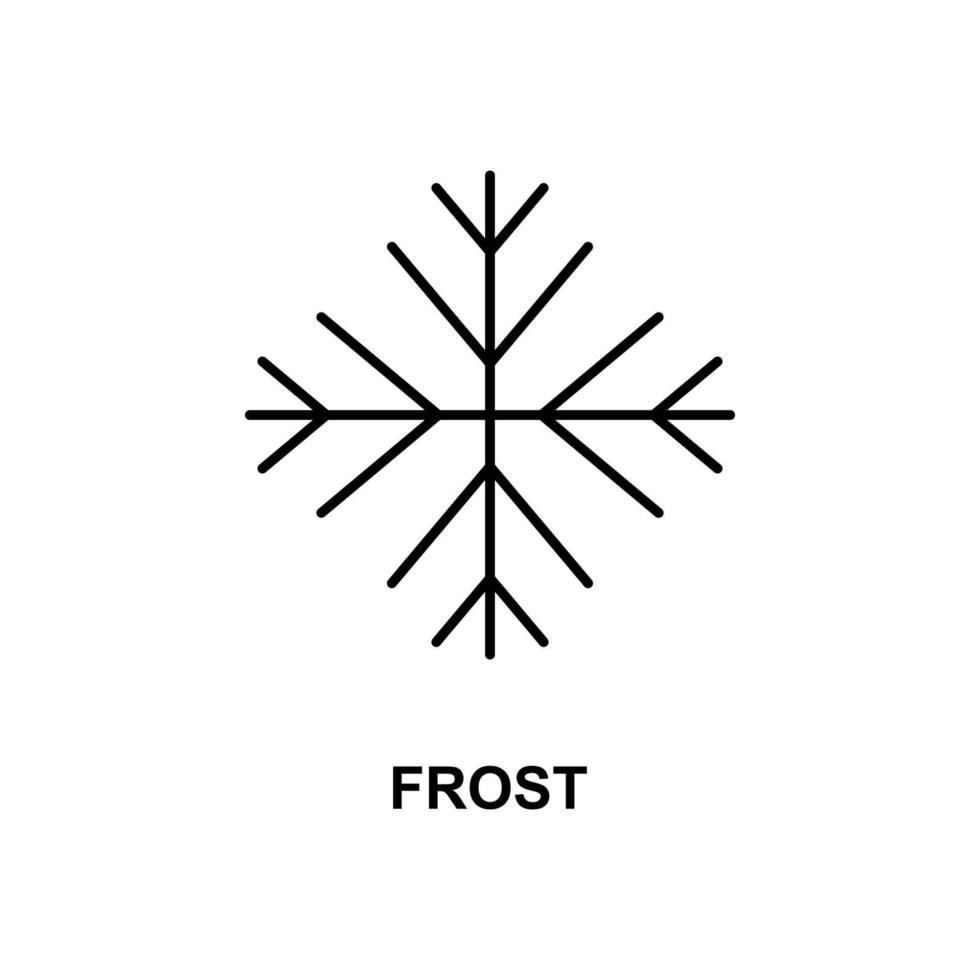 frost vector icon