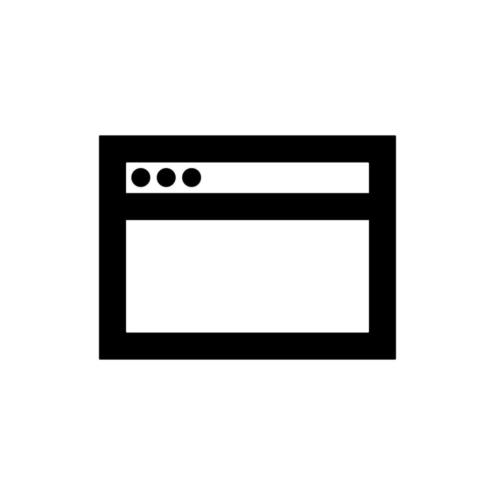 browser vector icon