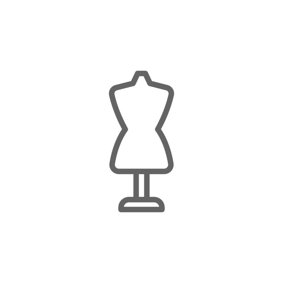 Mannequin, Italy vector icon