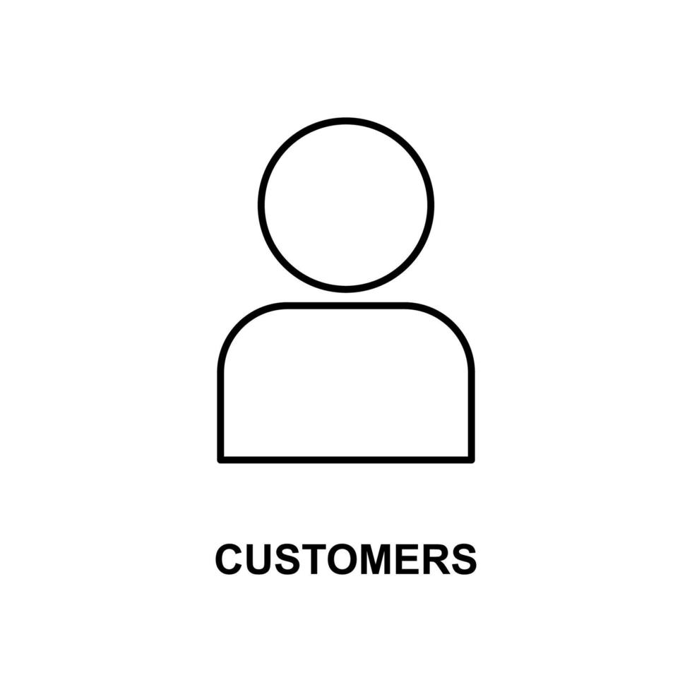 customer vector icon