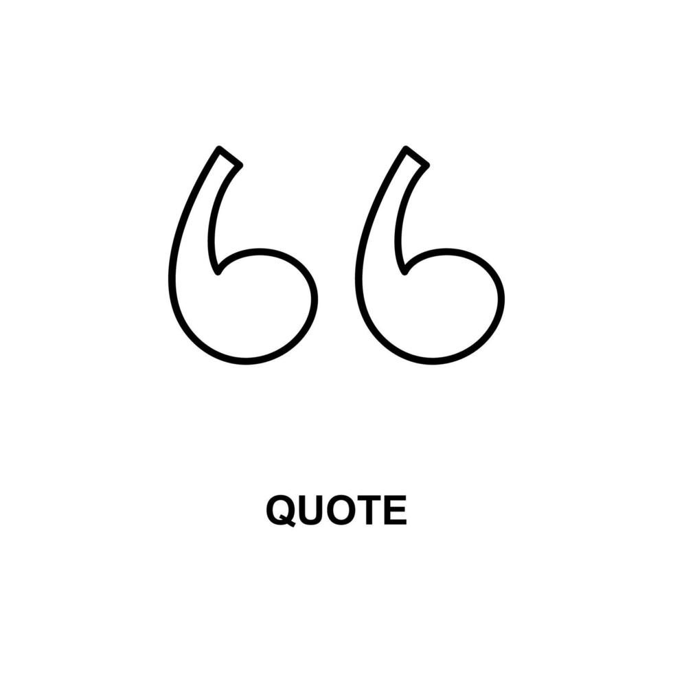 quote vector icon