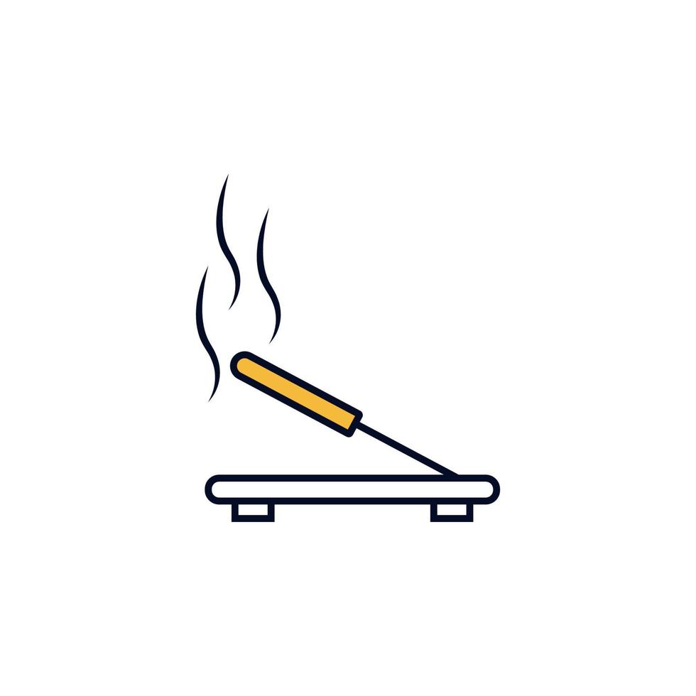 aroma stick vector icon