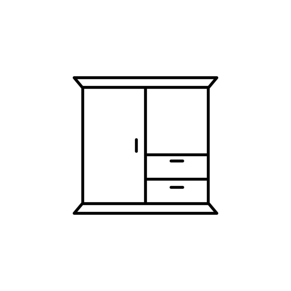 wardrobe vector icon