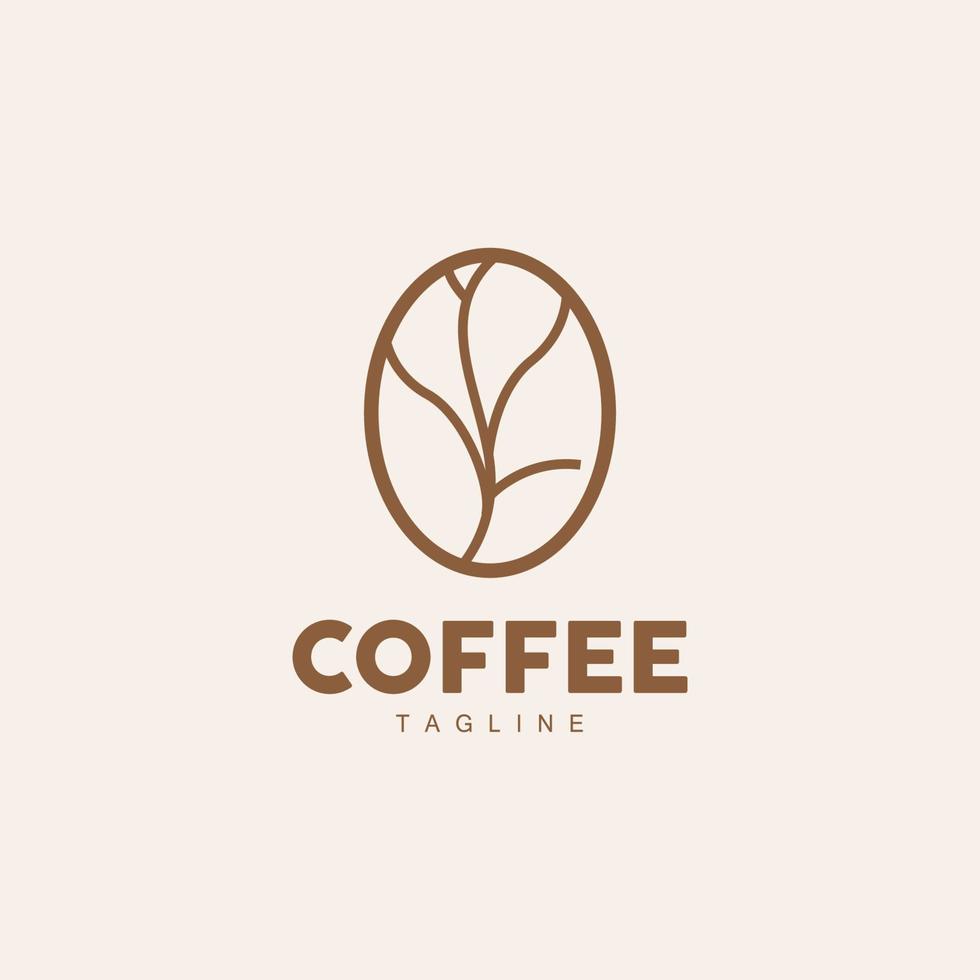 Coffee Logo, Coffee Tree Design, Cafe Drink Vector, Icon Brand Illustration Symbol vector