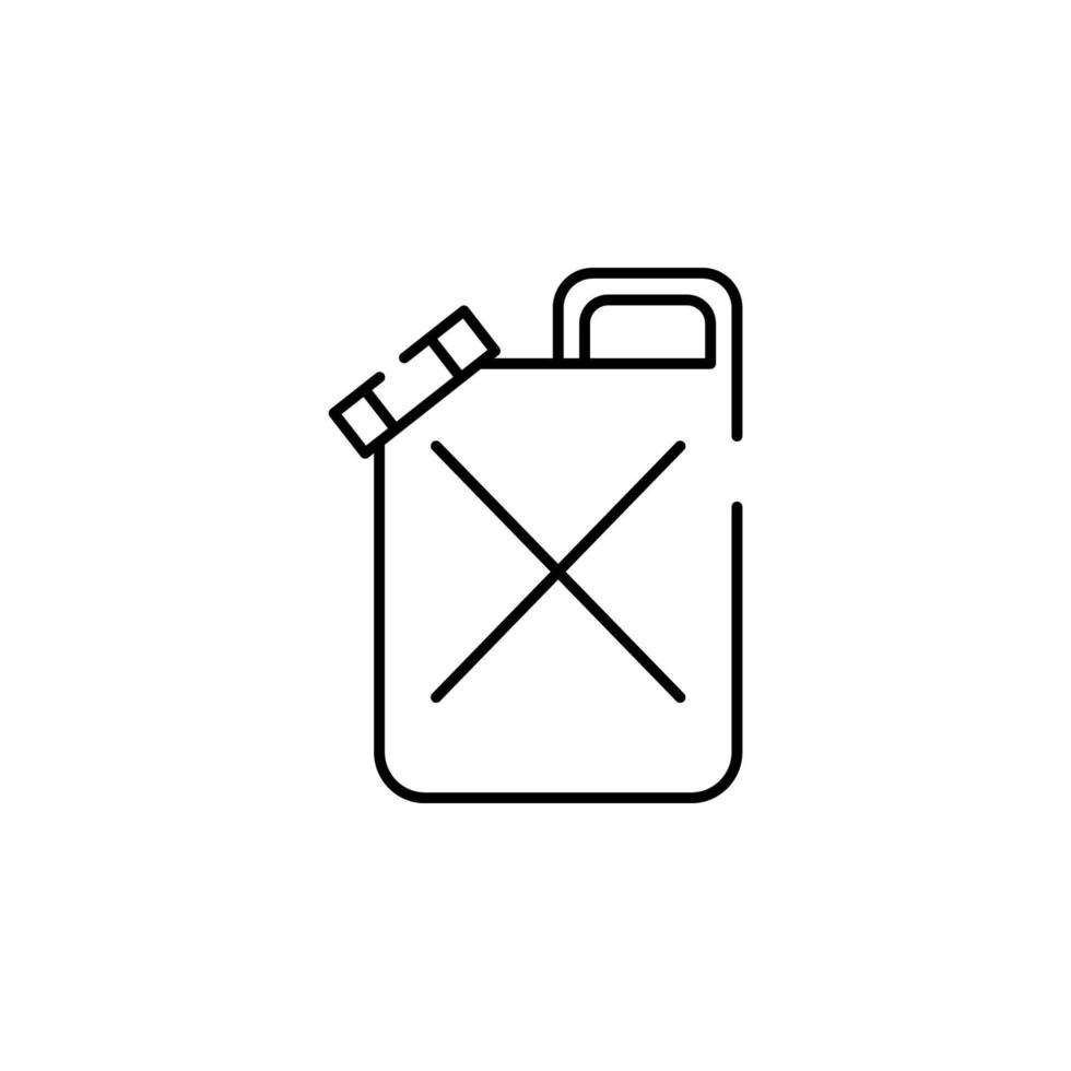 canister with liquid vector icon