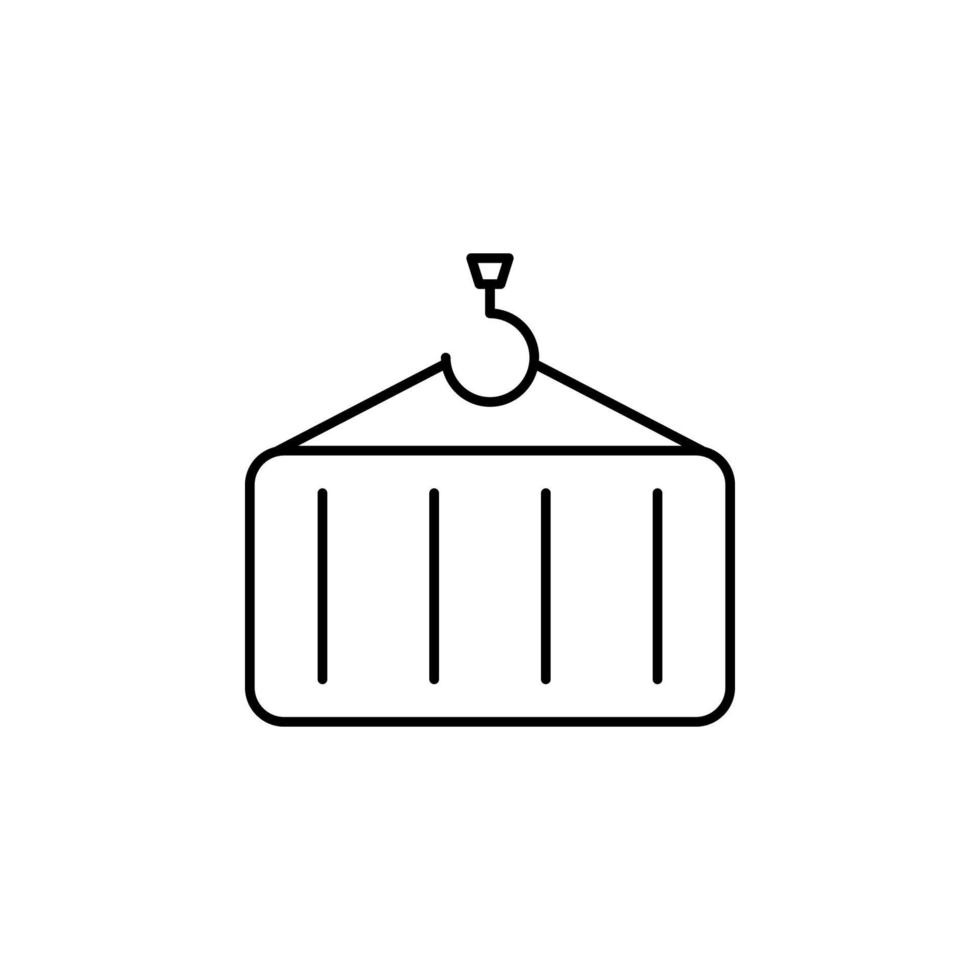 container crane vector icon