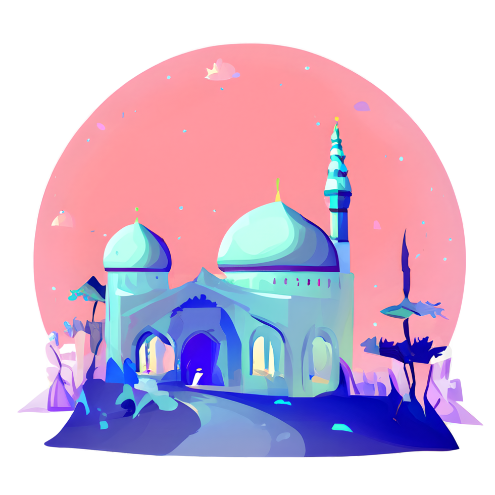 Moschee islamisch Illustration png