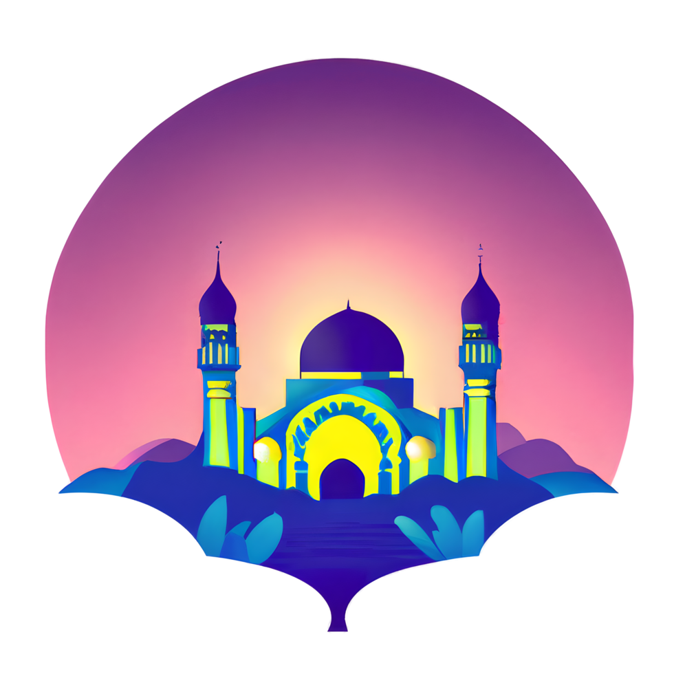 Moschee islamisch Illustration png