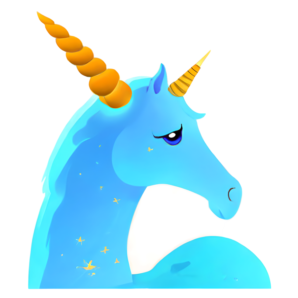 lindo unicornio arcoiris png