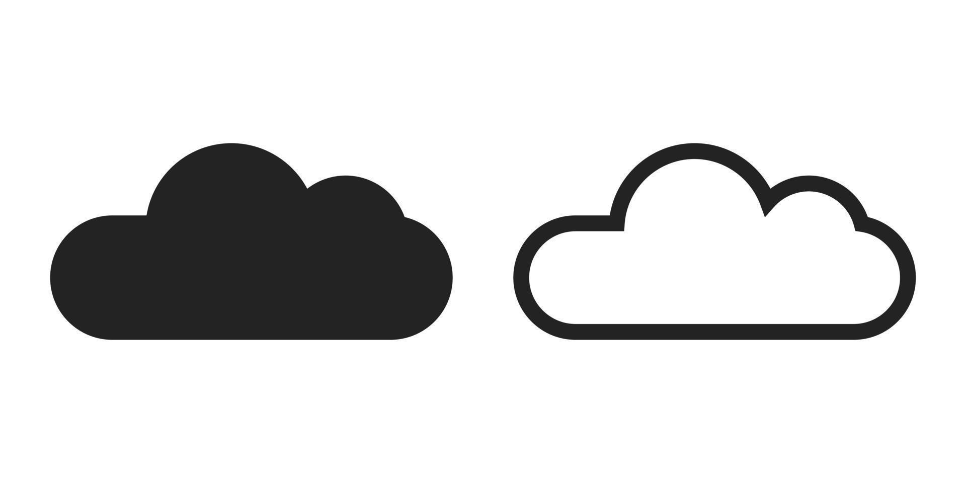 cloud Icon set line, wind clouds Icon weather forecast pictogram. Wind icon, wind blowing windy weather. Air icons, doodle wind. Winds and clouds weather symbol. Winds Speed icon. vector