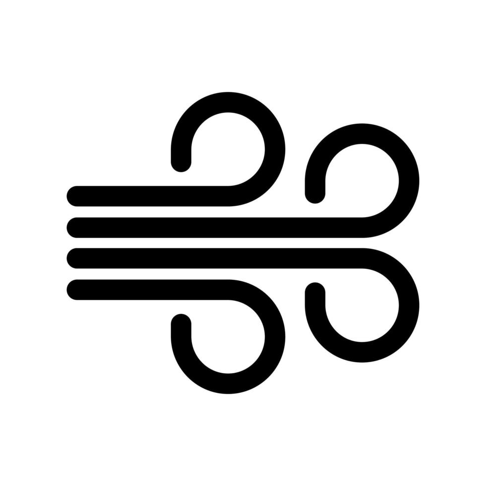 Wind Speed icon. wind clouds Icon weather forecast pictogram. Wind icon, wind blowing windy weather. Air icons, doodle wind. Winds and clouds weather symbol. vector