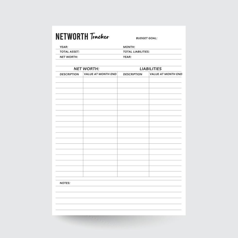 net-worth-tracker-budget-planner-financial-planner-net-worth-worksheet-finance-planner-budget-template-debt-tracker-wealth-tracker-22782872-vector-art-at-vecteezy
