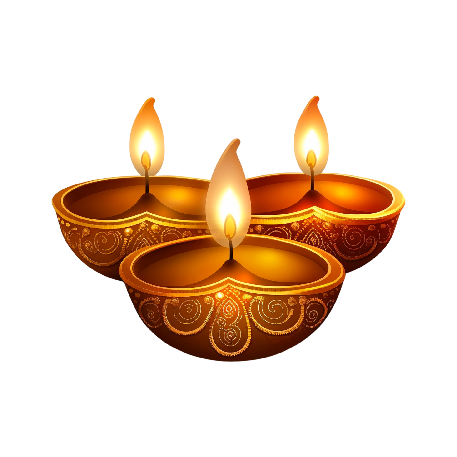 Diwali Diya With Transparent Background 22783256 Png