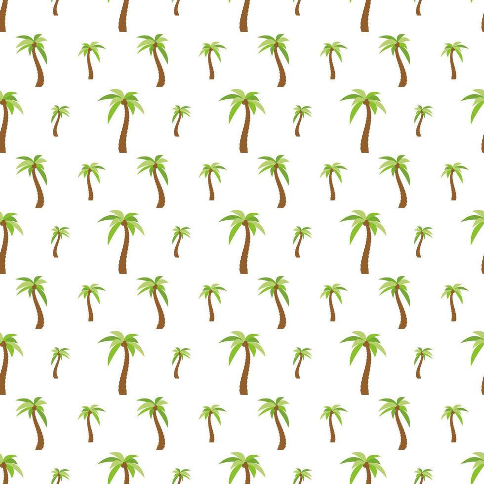 Seamless Pattern with palm trees. Colorful summer background. Vector illustration