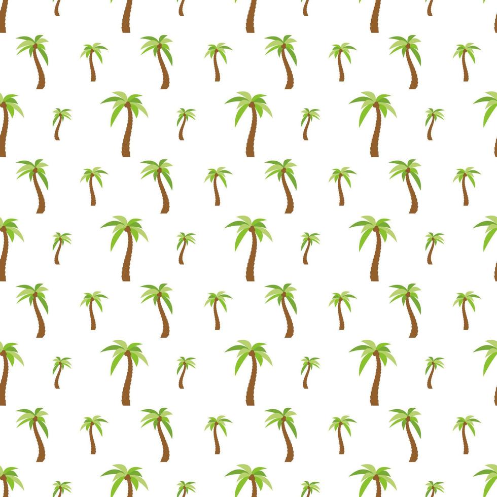 Seamless Pattern with palm trees. Colorful summer background. Vector illustration