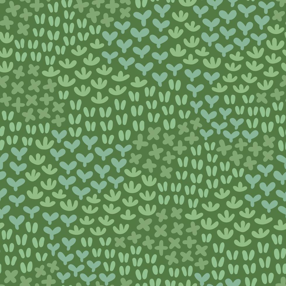 Vector seamless pattern with small abstract shapes.