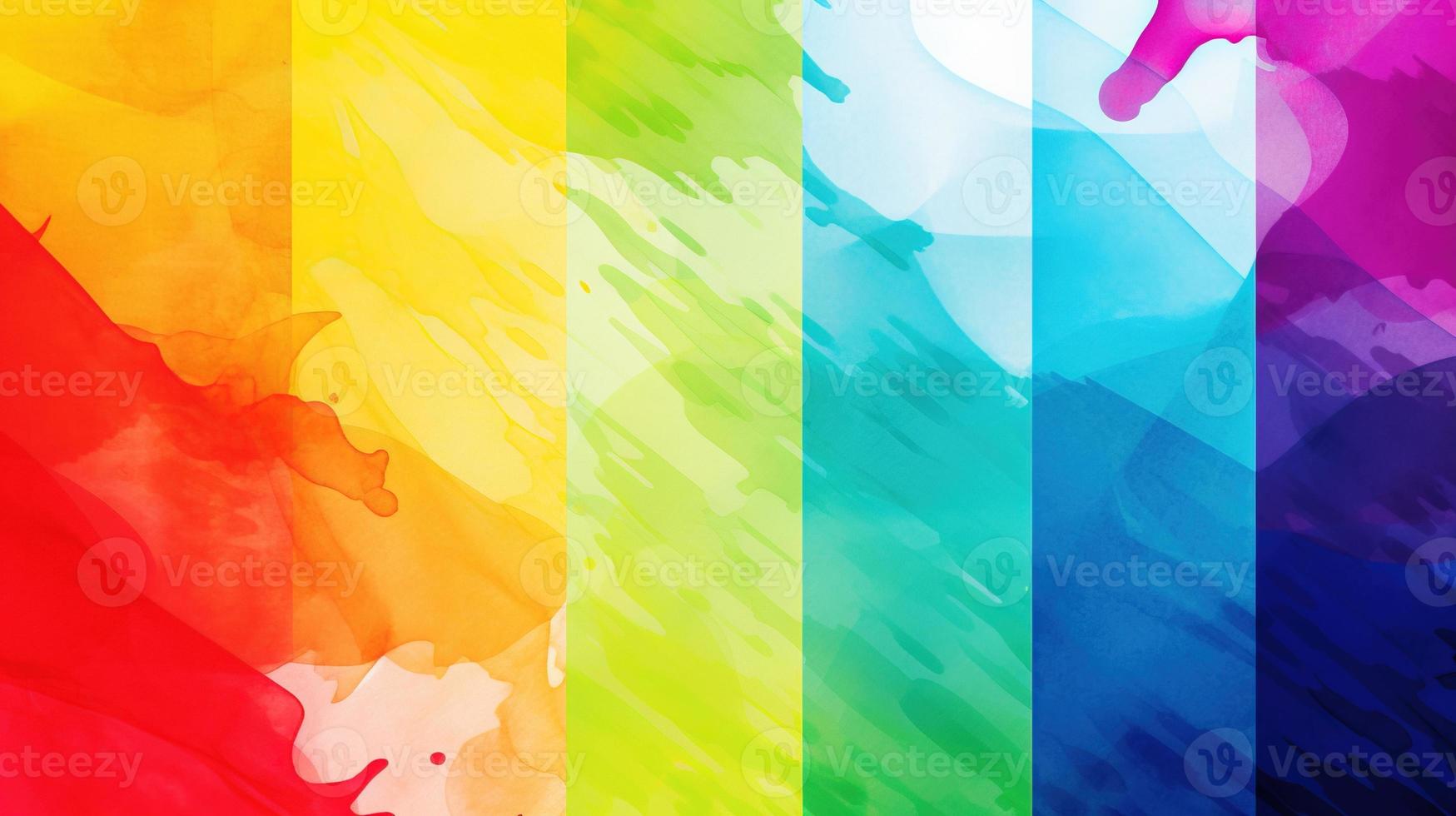 Abstract background with multicolored wavy lines photo