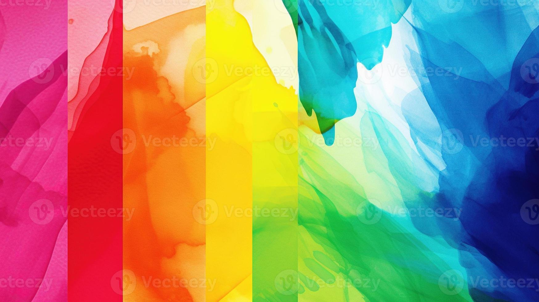 Abstract background with multicolored wavy lines photo