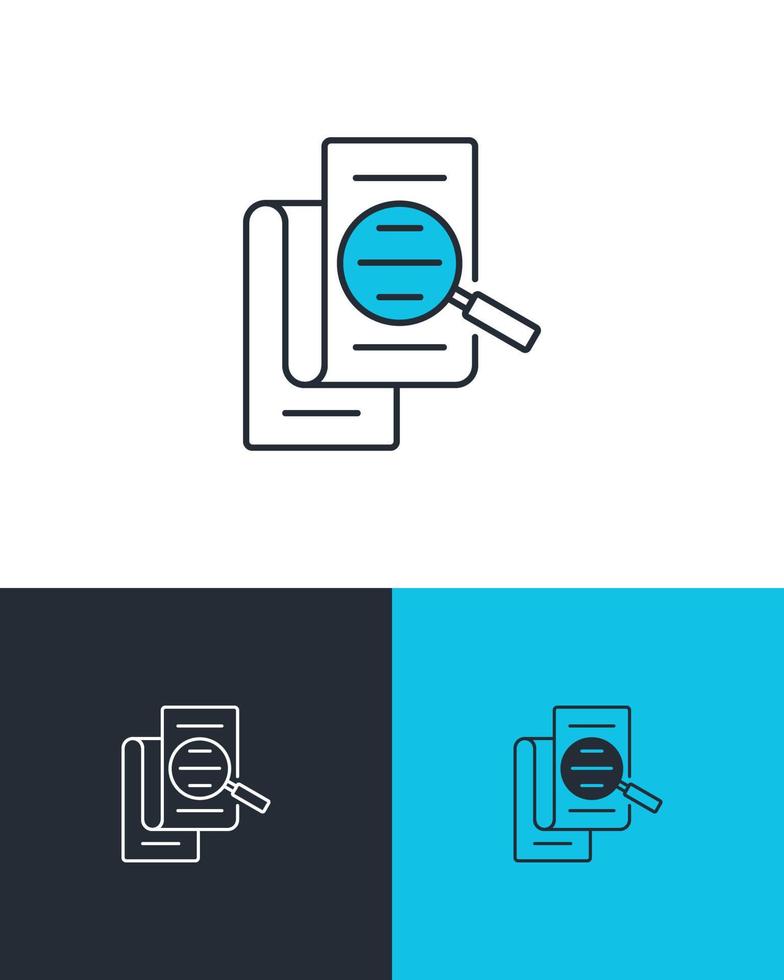 Audit Reports Review Vector Icon