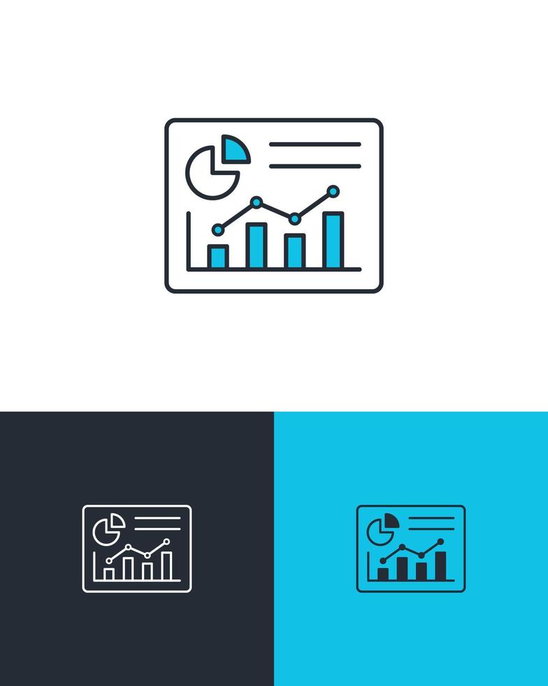 Analytic Business Data Chart 22784642 Vector Art at Vecteezy