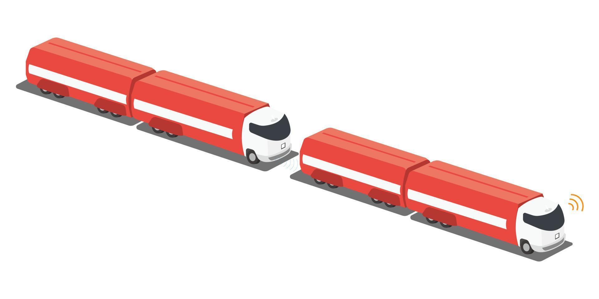 modern and antique trains vector