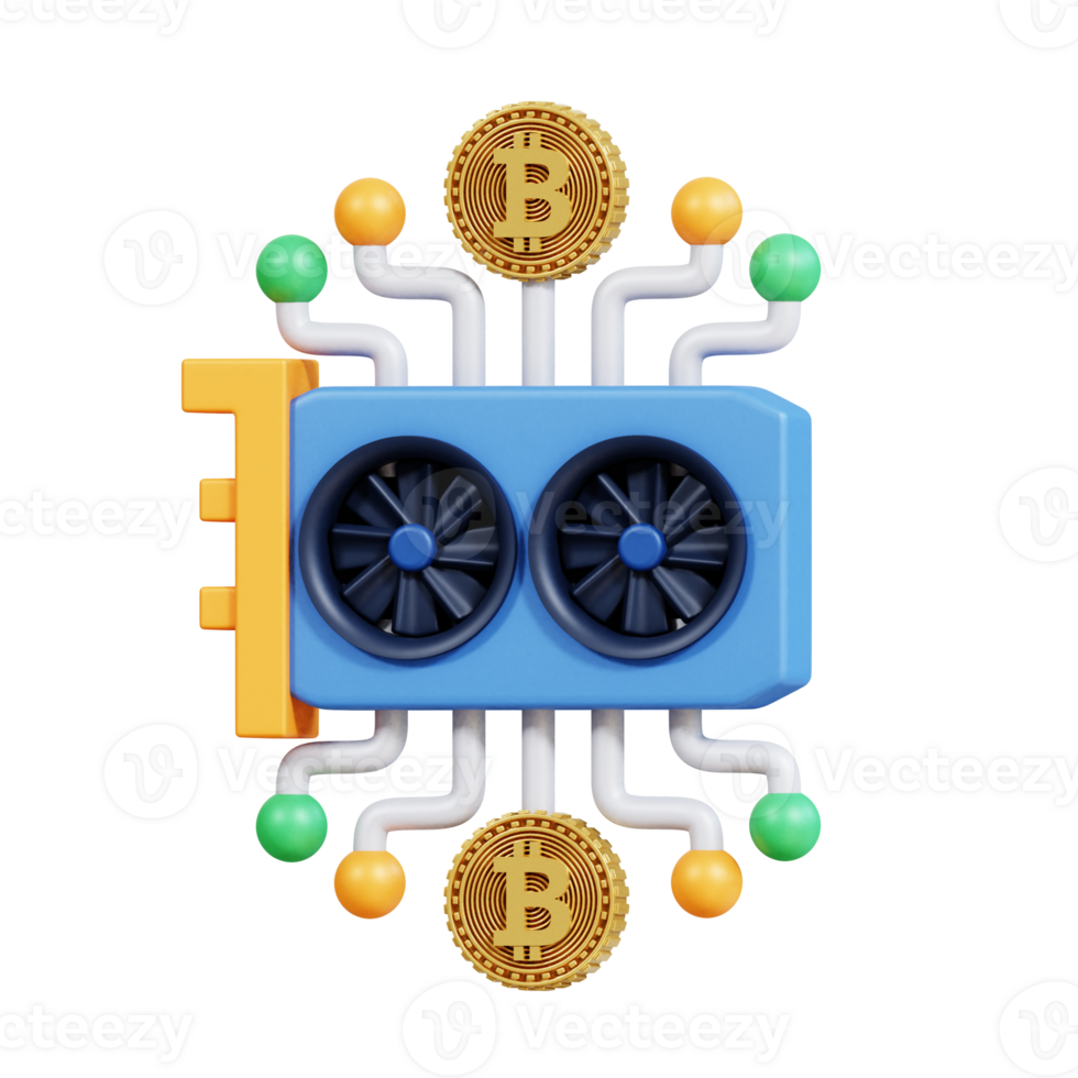 Crypto Trading 3D Icon png