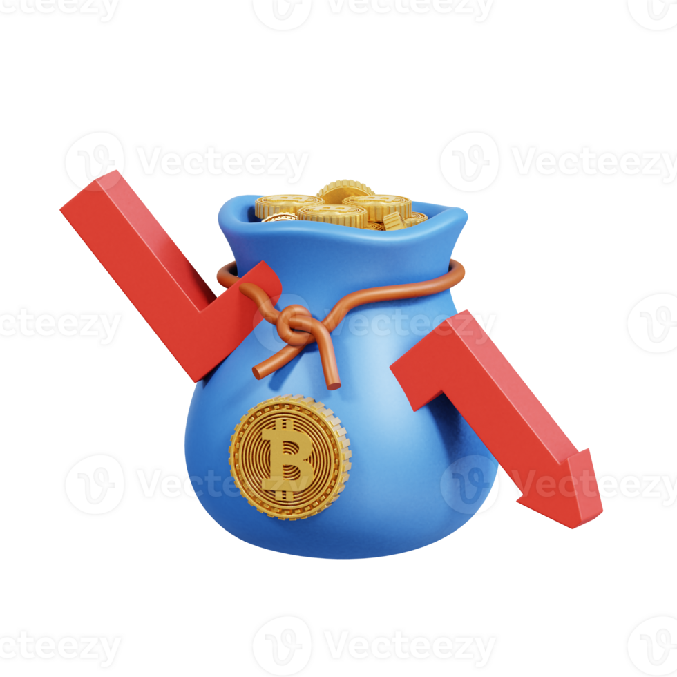 Crypto Trading 3D Icon png