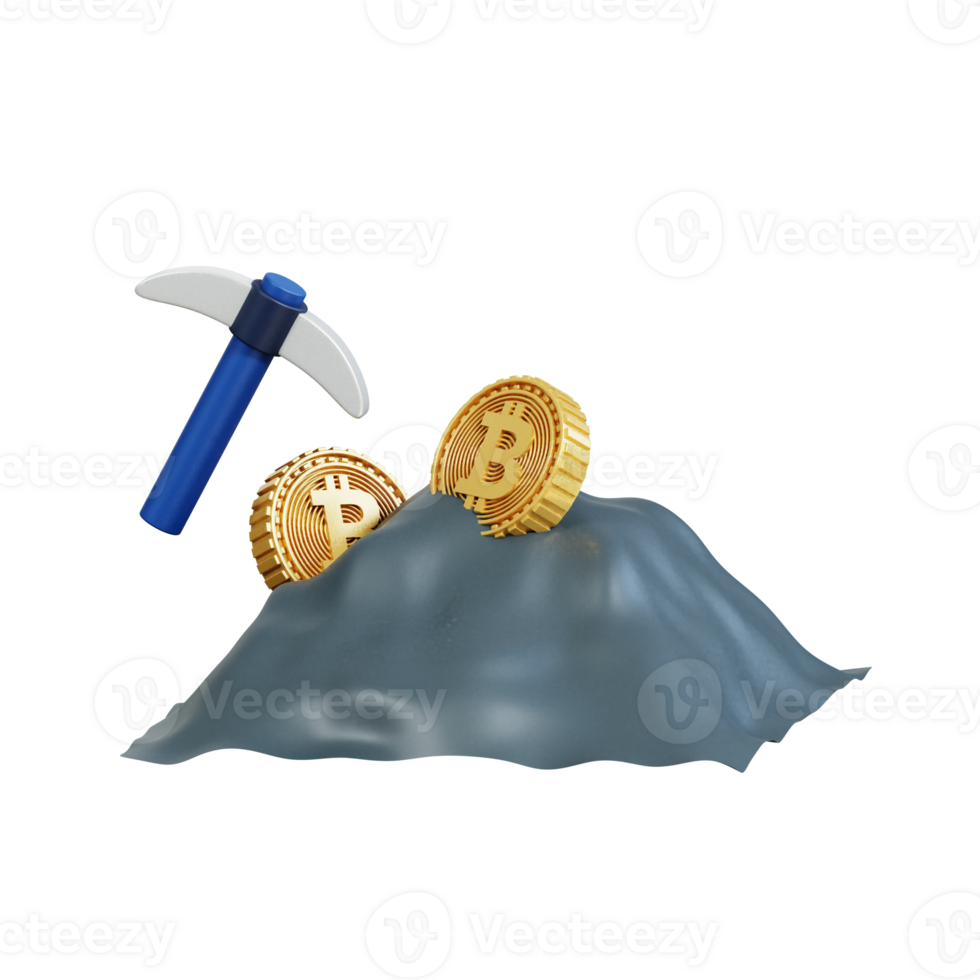 Crypto Trading 3D Icon png