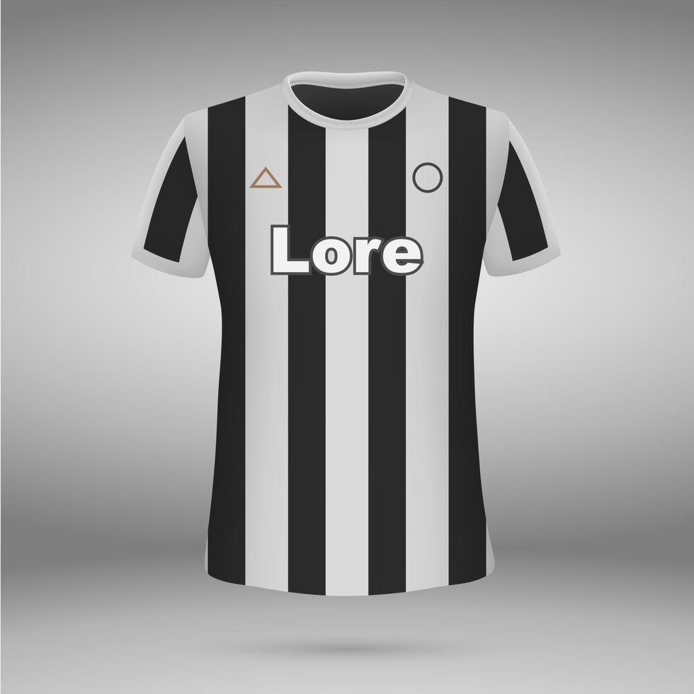 camiseta. fútbol jersey. vector ilustración