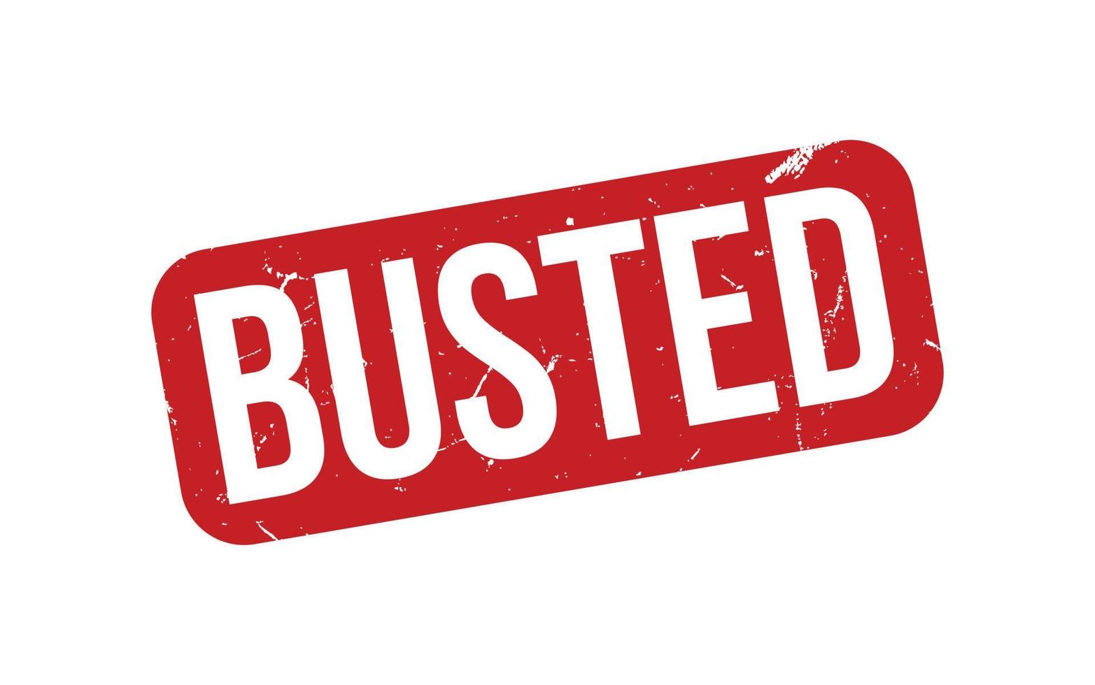 Busted Rubber Stamp Seal Vector