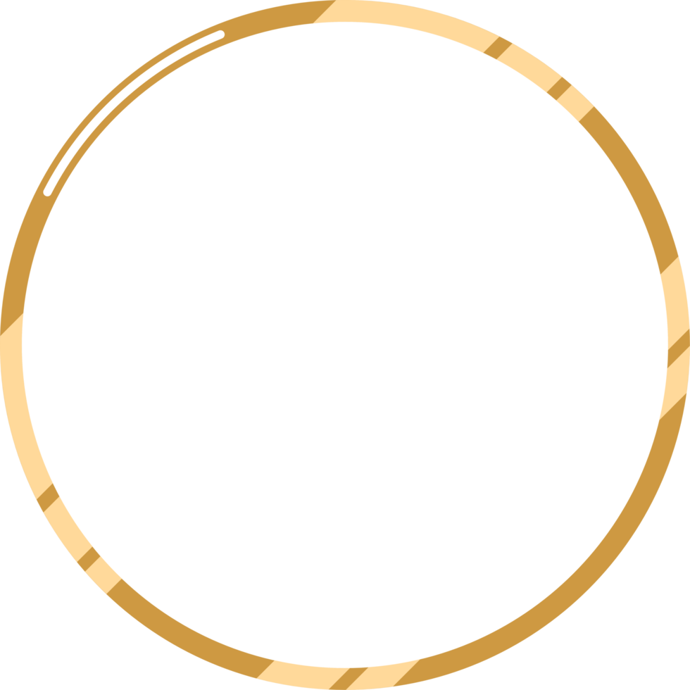 Gold frame png graphic clipart design