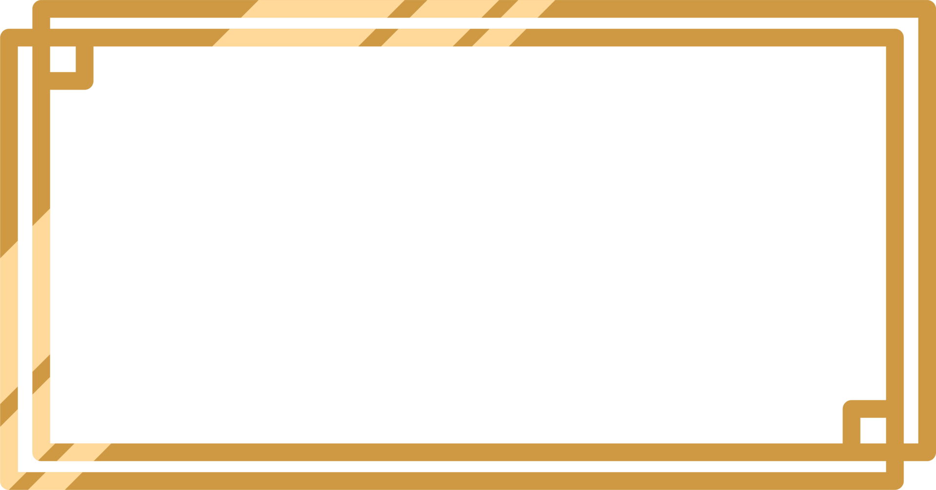 Gold frame png graphic clipart design 22786107 PNG