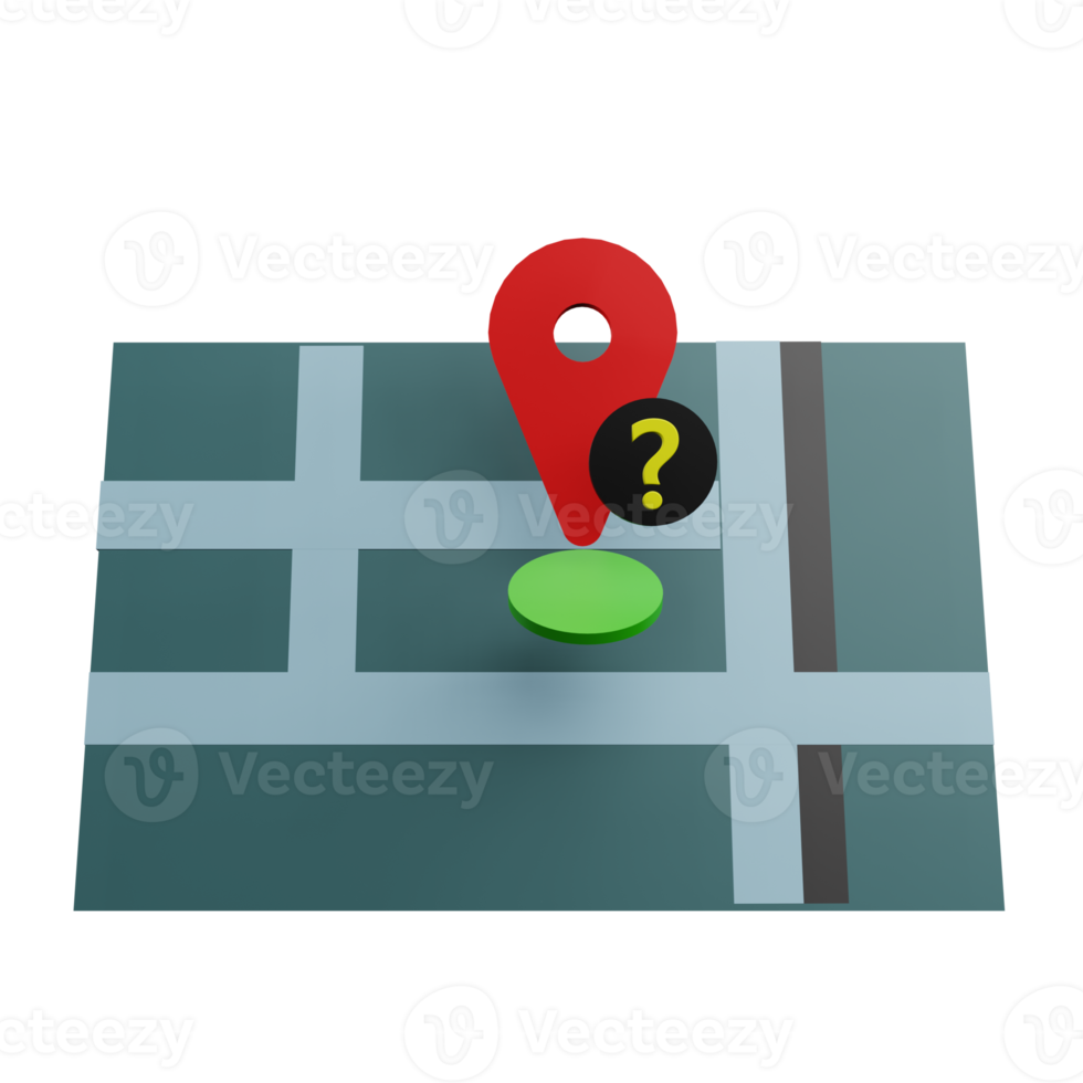 Help location 3d icon png