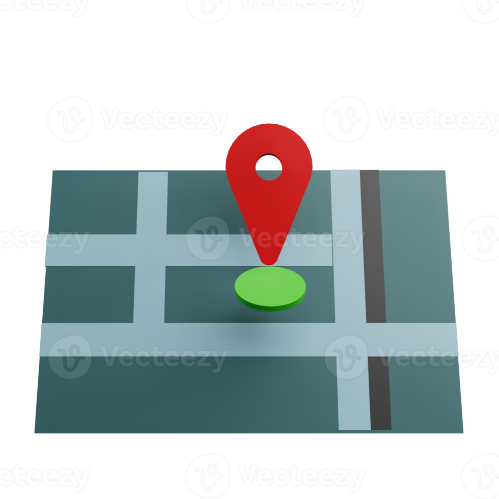 Location pin 3d icon png