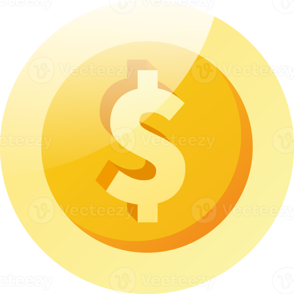 dollar coins icon png